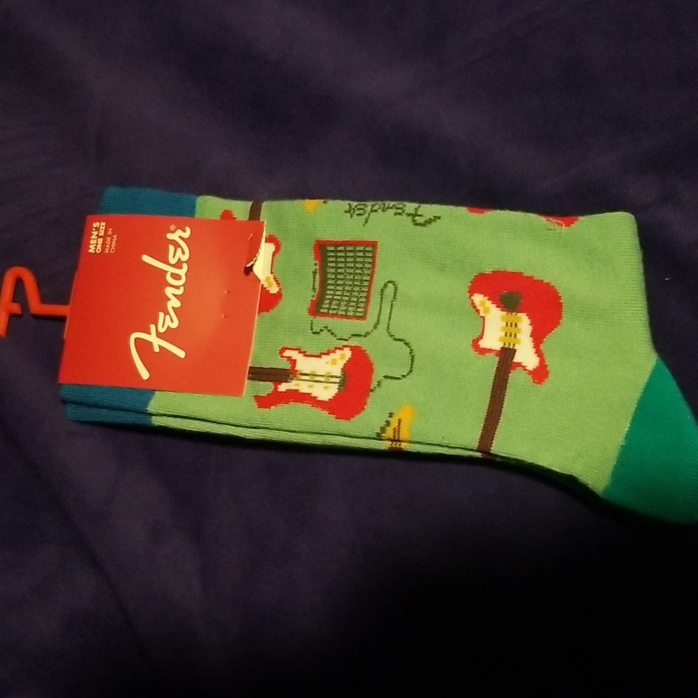 Fender guitar socks new